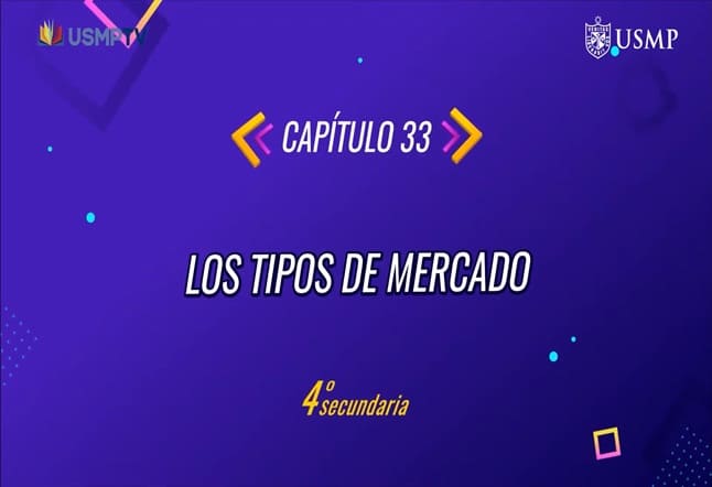 Capítulo N° 33 - Los tipos de Mercado